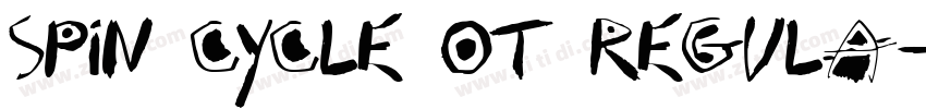 Spin Cycle OT Regula字体转换